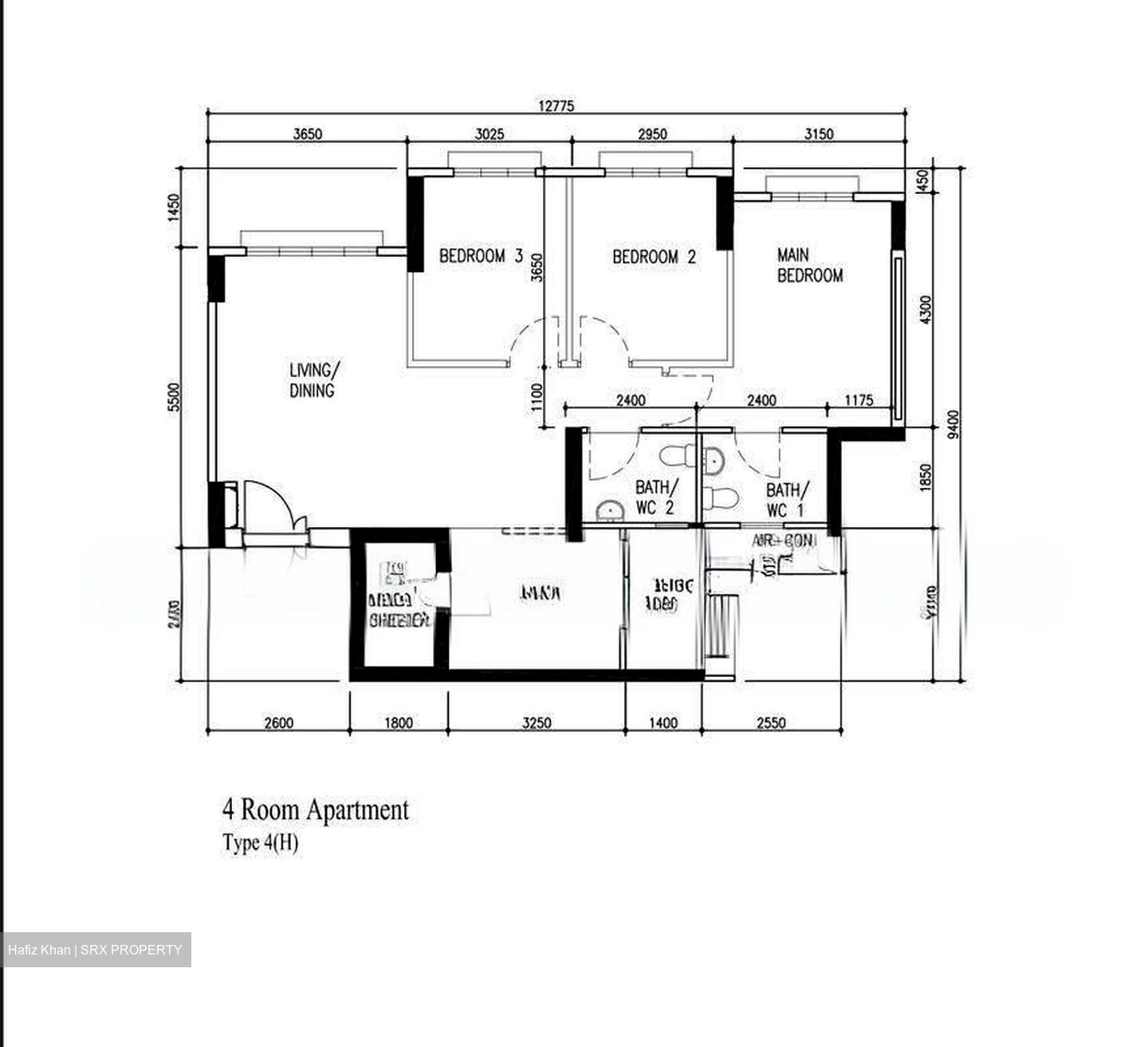 Blk 115D Eastlace @ Canberra (Sembawang), HDB 4 Rooms #622655001